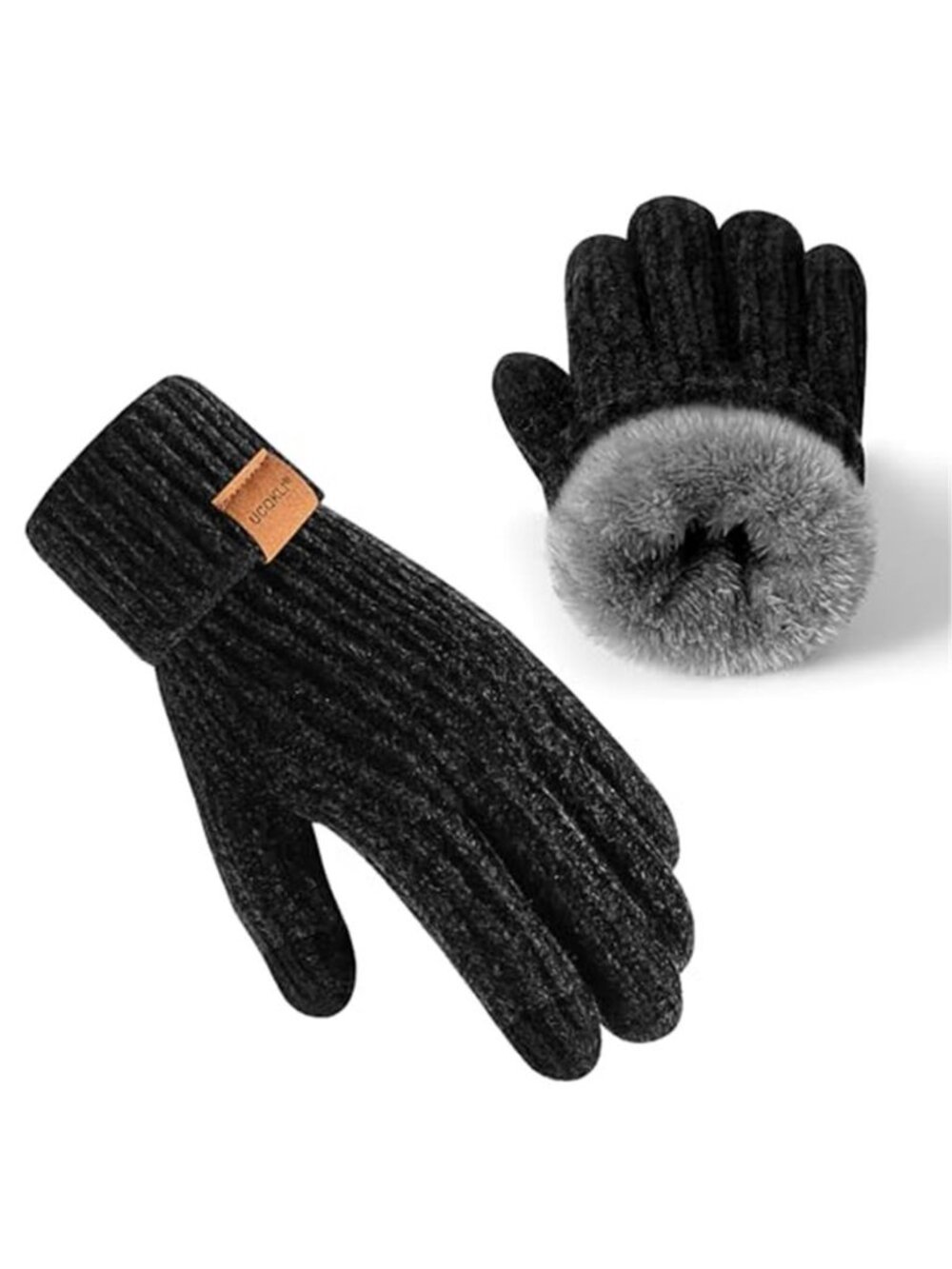 Women Winter Gloves Touchscreen Warm Thermal Knit Stretch Cold Weather Gloves